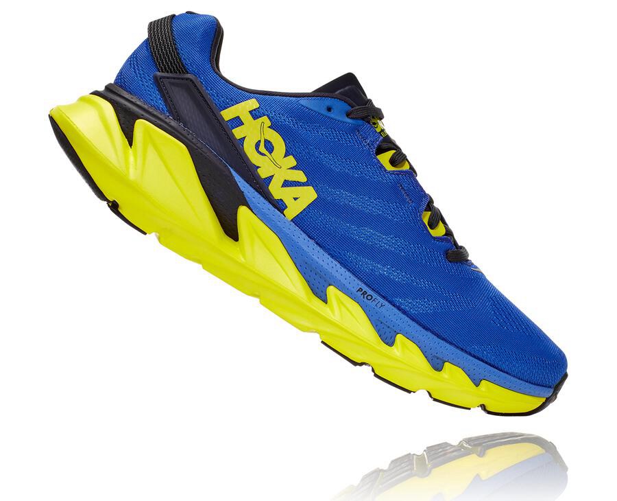 Hoka One One Elevon 2 Löparskor Herr - Blå/Gröna - JCDUZ-3162